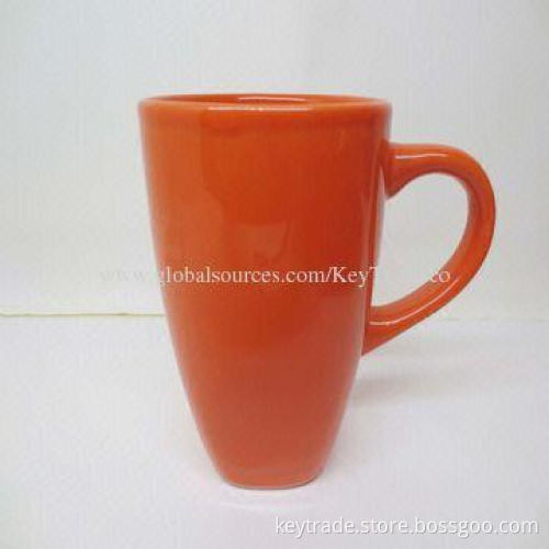 Fine Stoneware Color Glazed Mug, Multi-color, 10oz Capacity